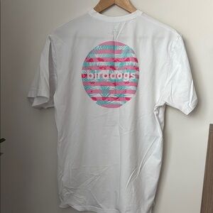 Birddogs White and Pink Short Sleeve Tee
